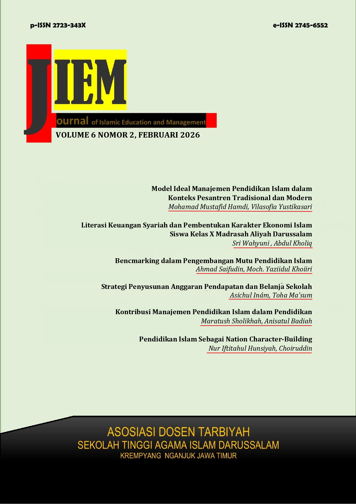 					View Vol. 6 No. 2 (2026): Februari 2026
				